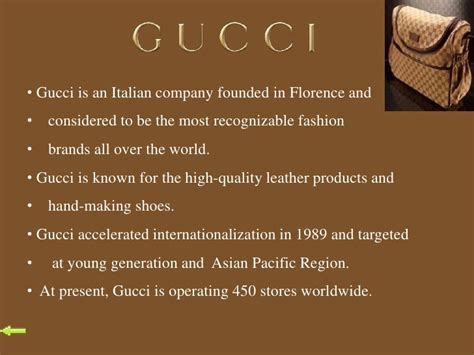 gucci company mission statement|conclusion of gucci.